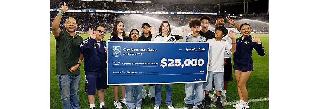 LA Galaxy and City National Bank Expand Wildfire Recovery Efforts With New Mini-Pitch for Pasadena Youth