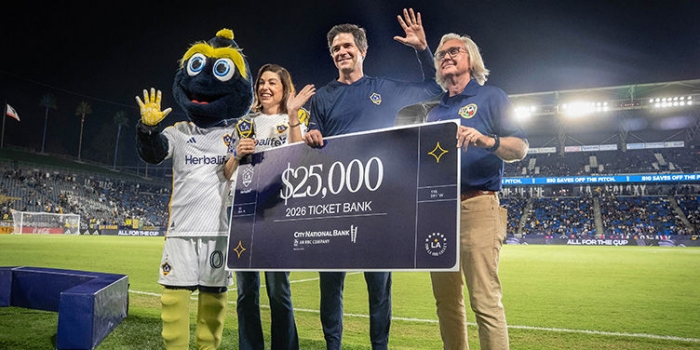 LA Galaxy Announce Donation From City National Bank To Support Fire-Affected AYSO Region 13