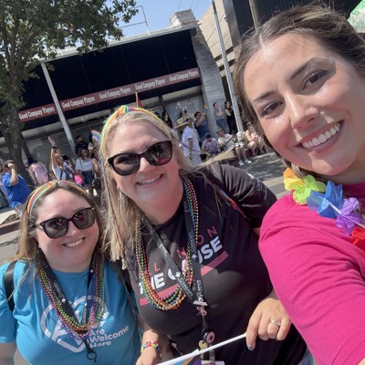 a group of women taking a selfie
