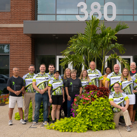 Team Members at T. Marzetti ready for Pelotonia