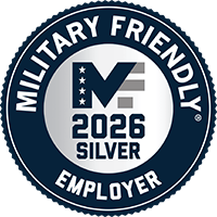 Military Friendly 2026 Silver Employer badge